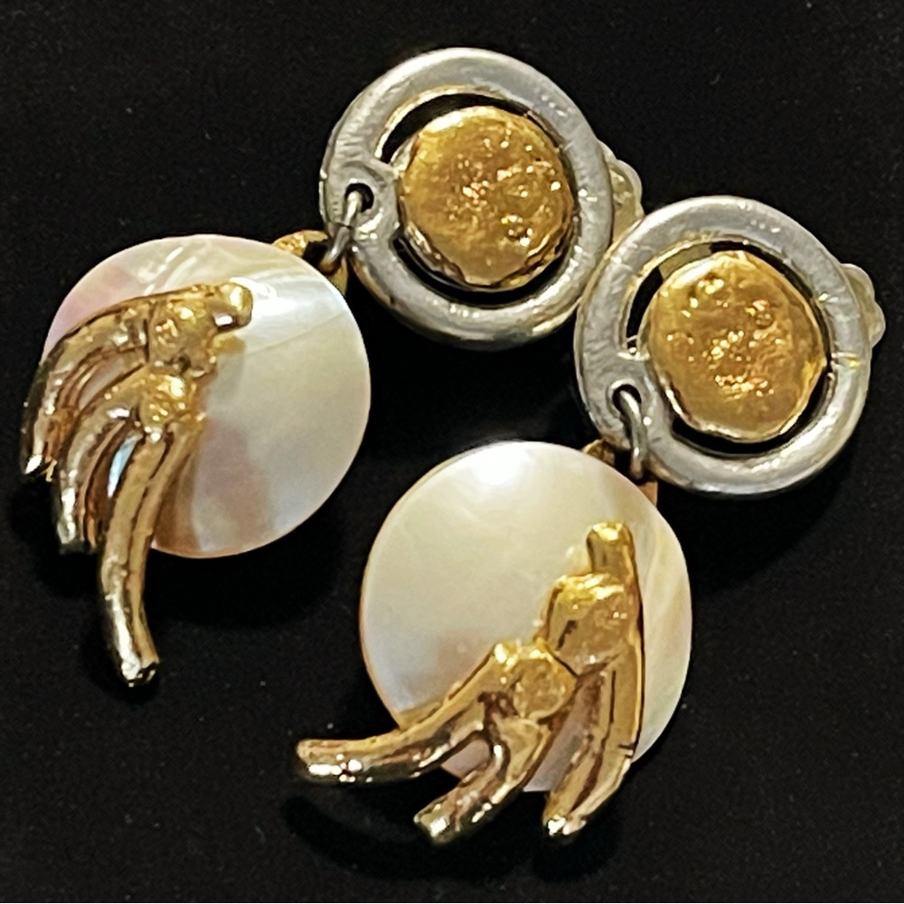 ✨VTG Signed J.Jansen Designer Earring Clips